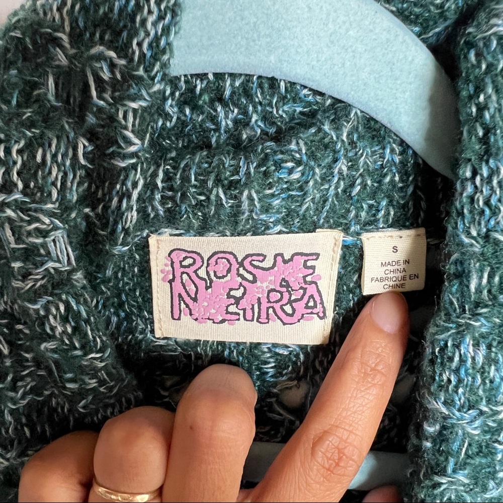 Anthropologie Rosie Neira Alldays Marbled Cardigan Size S - Picture 12 of 14